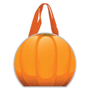 Reflective Halloween Pumpkin Tote Bag - Orange