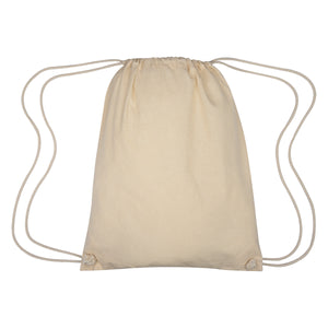 Cooper Cotton Drawstring Bag - Natural