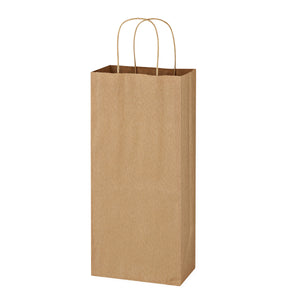 Kraft Paper Brown Wine Bag - 5.25" x 13" - Natural