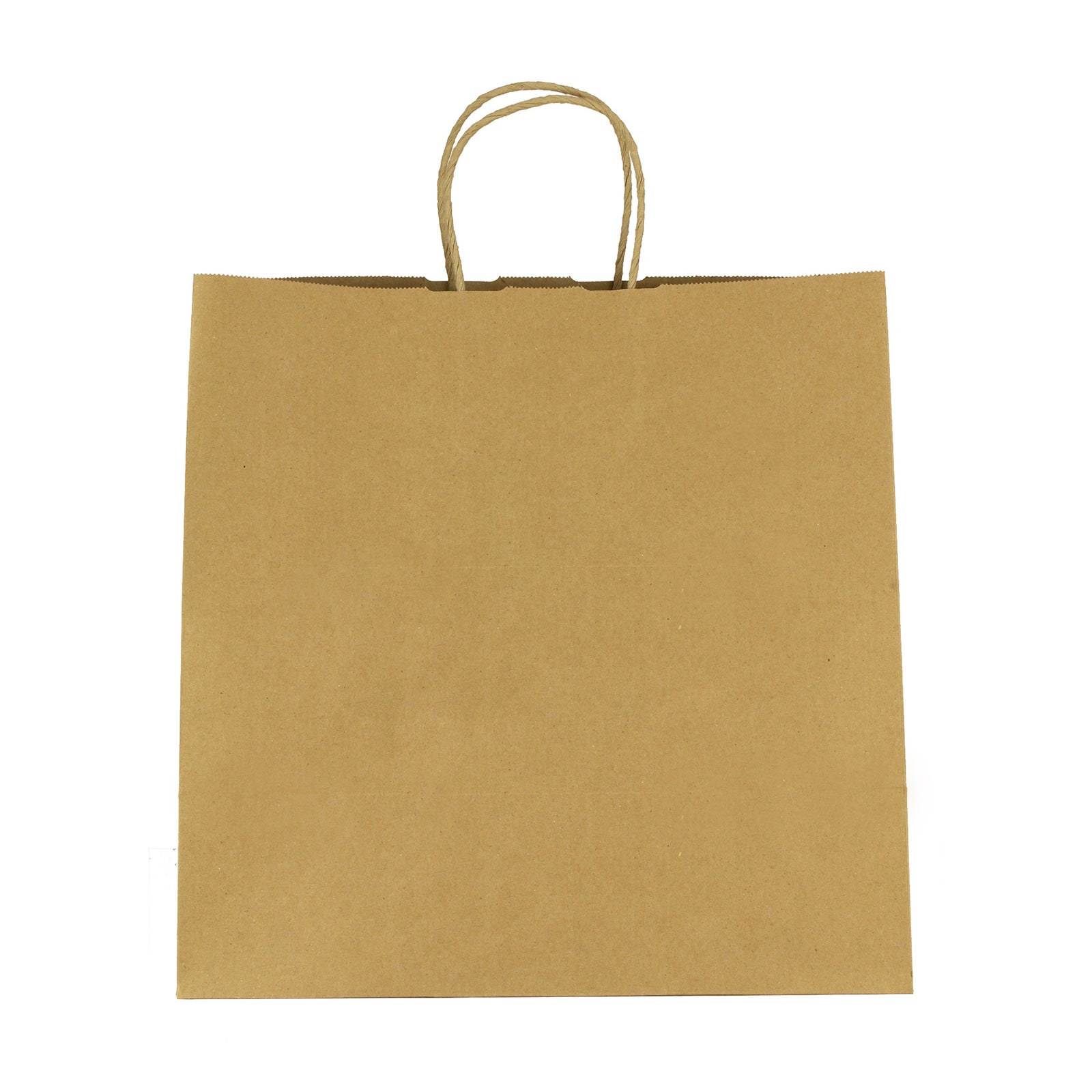 Kraft Paper Brown Shopping Bag - 10" x 10"