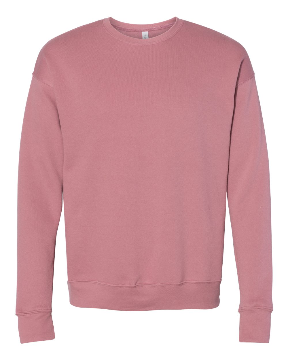BELLA + CANVAS Unisex Drop Shoulder Fleece - Mauve