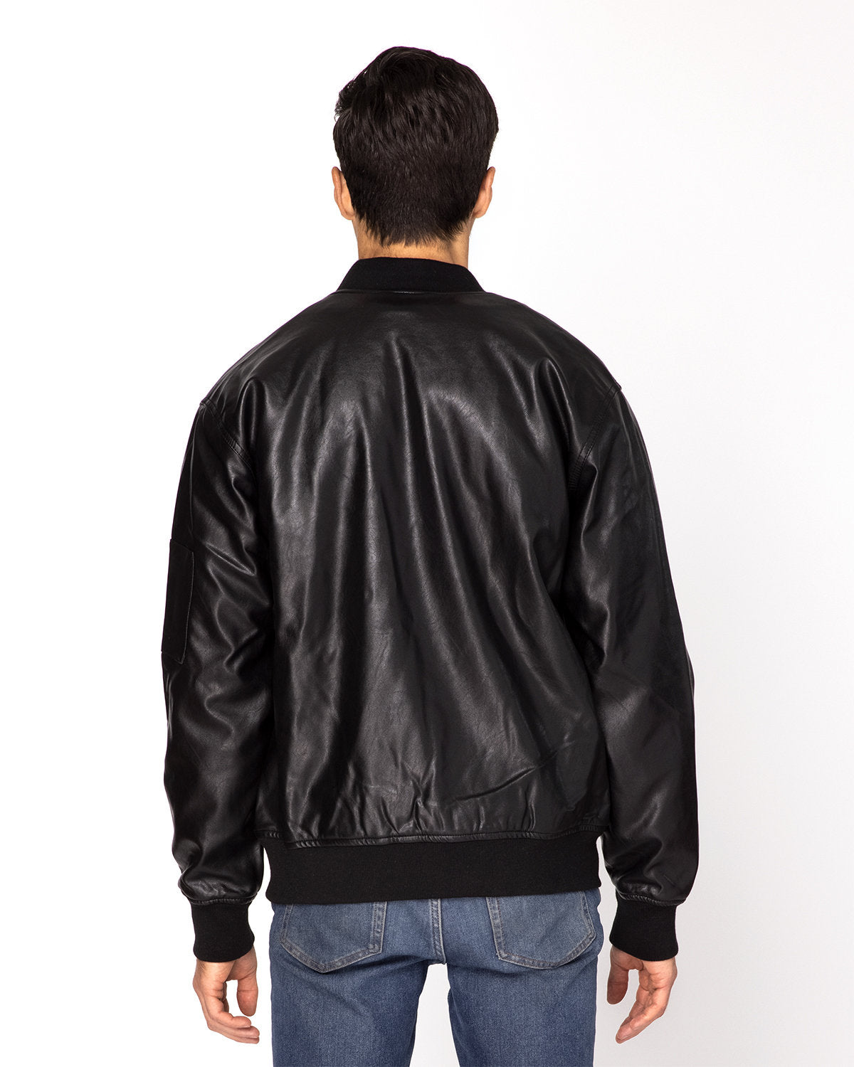 Threadfast Unisex Bomber Jacket - Back