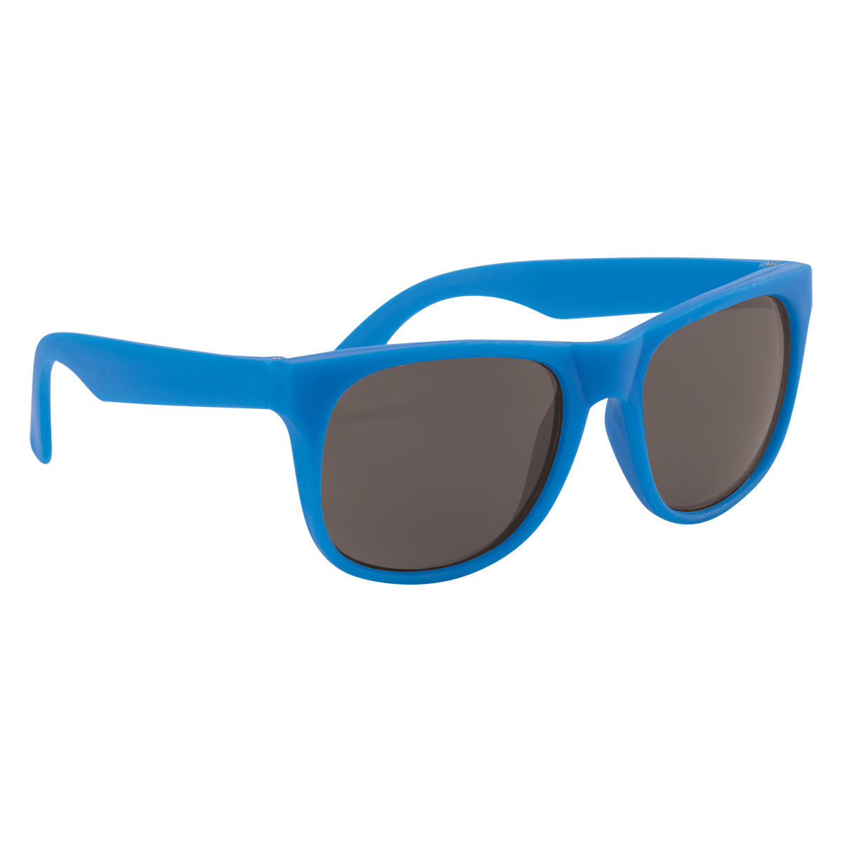 Rubberized Sunglasses - Blue With Blue