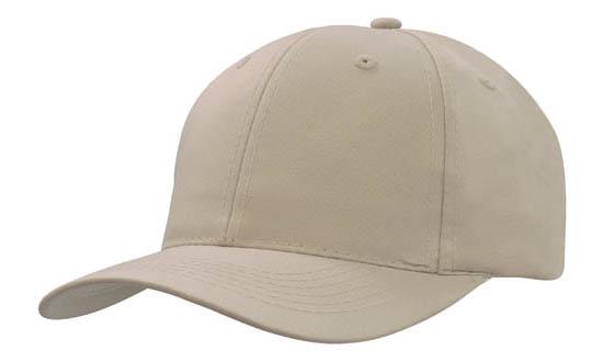 6 Panel Budget Cap - Custom Embroidered - Stone