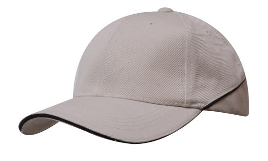 Premium American Twill Cap with Sandwich - Custom Embroidered