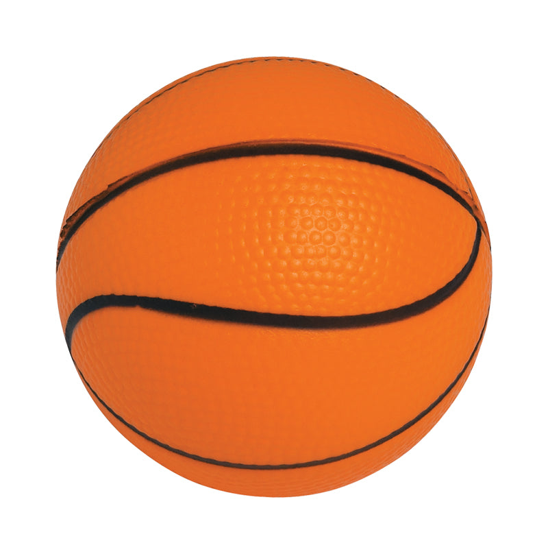 Basketball Shape Stress Reliever - Brown