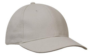 6 Panel BHC-Spandex Dream Fit Cap - Custom Embroidered - Stone