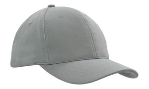 6 Panel Ottoman Cap - Custom Embroidered - Gray