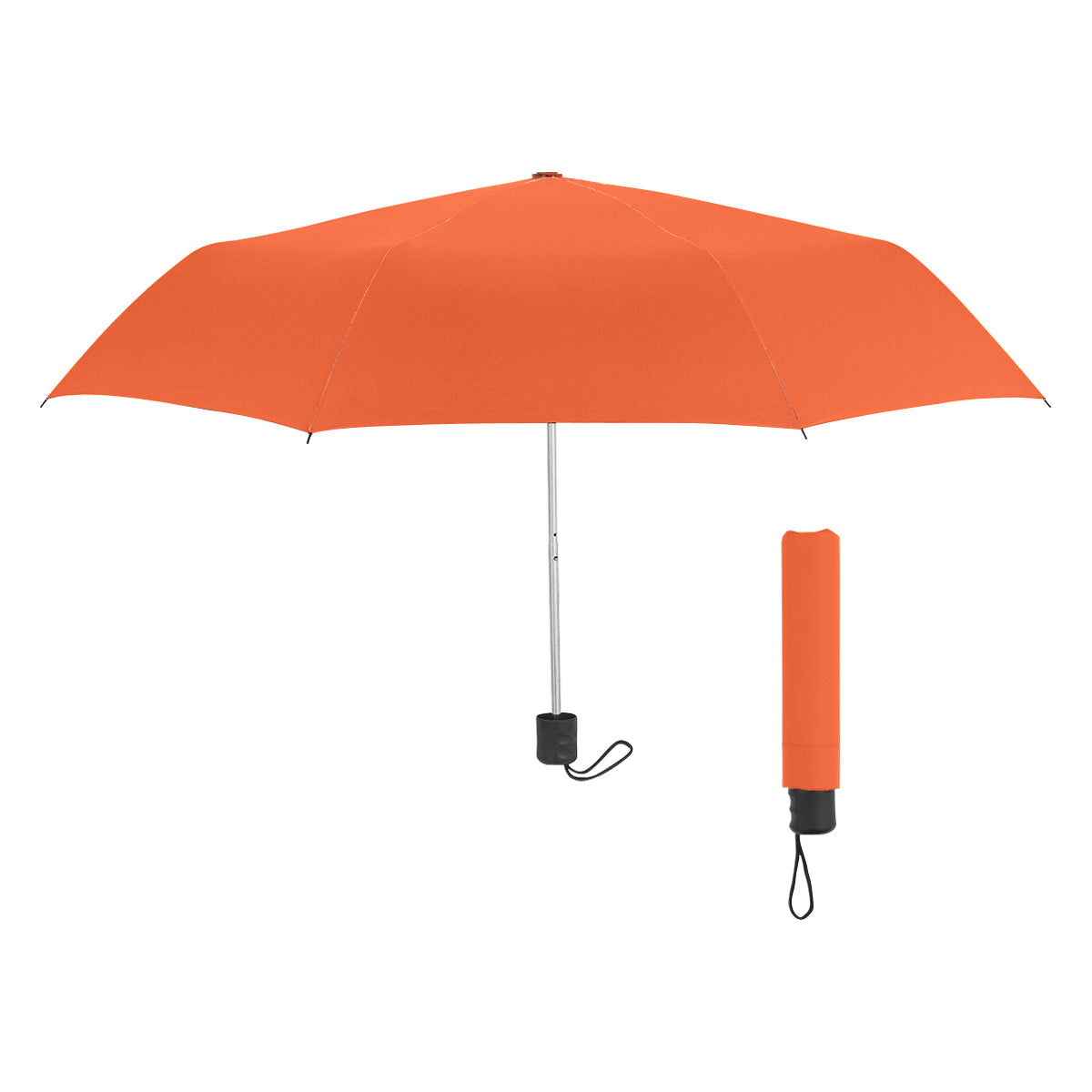 42" Arc Budget Telescopic Umbrella - Orange