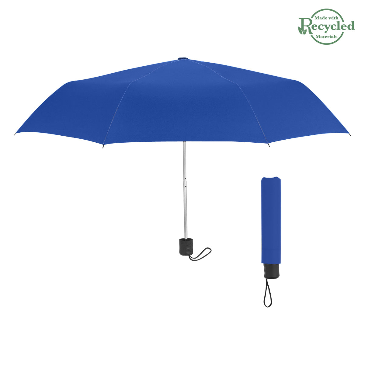 42" Arc Budget Telescopic Umbrella - Royal Blue