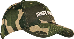 Army Print Camouflage Cap - Camouflage