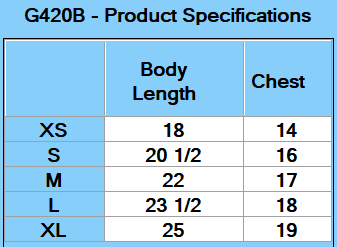 Gildan Youth Performance® T-Shirt - Specs