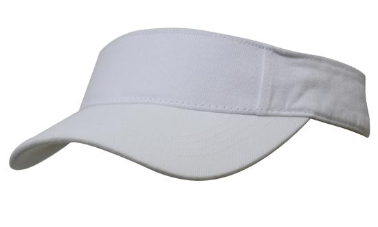 BHC Visor with Sandwich - Custom Embroidered - White