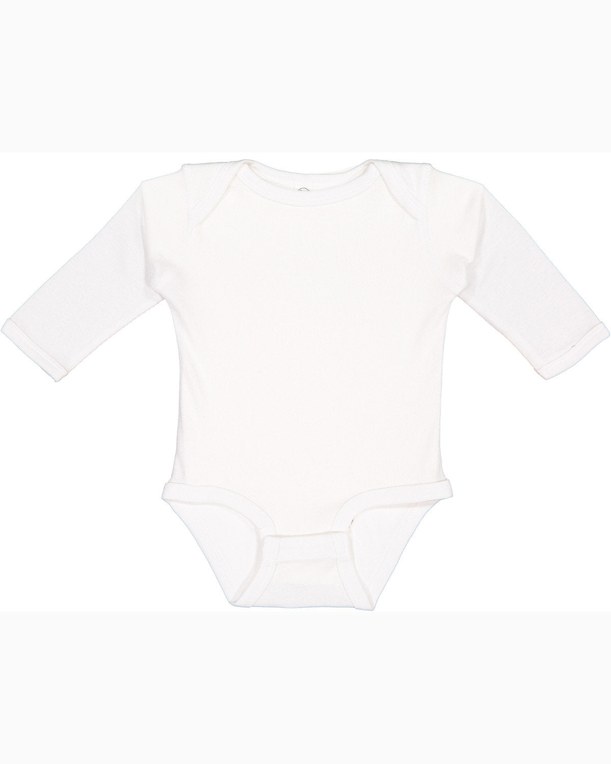 Rabbit Skins Infant Long-Sleeve Bodysuit - White