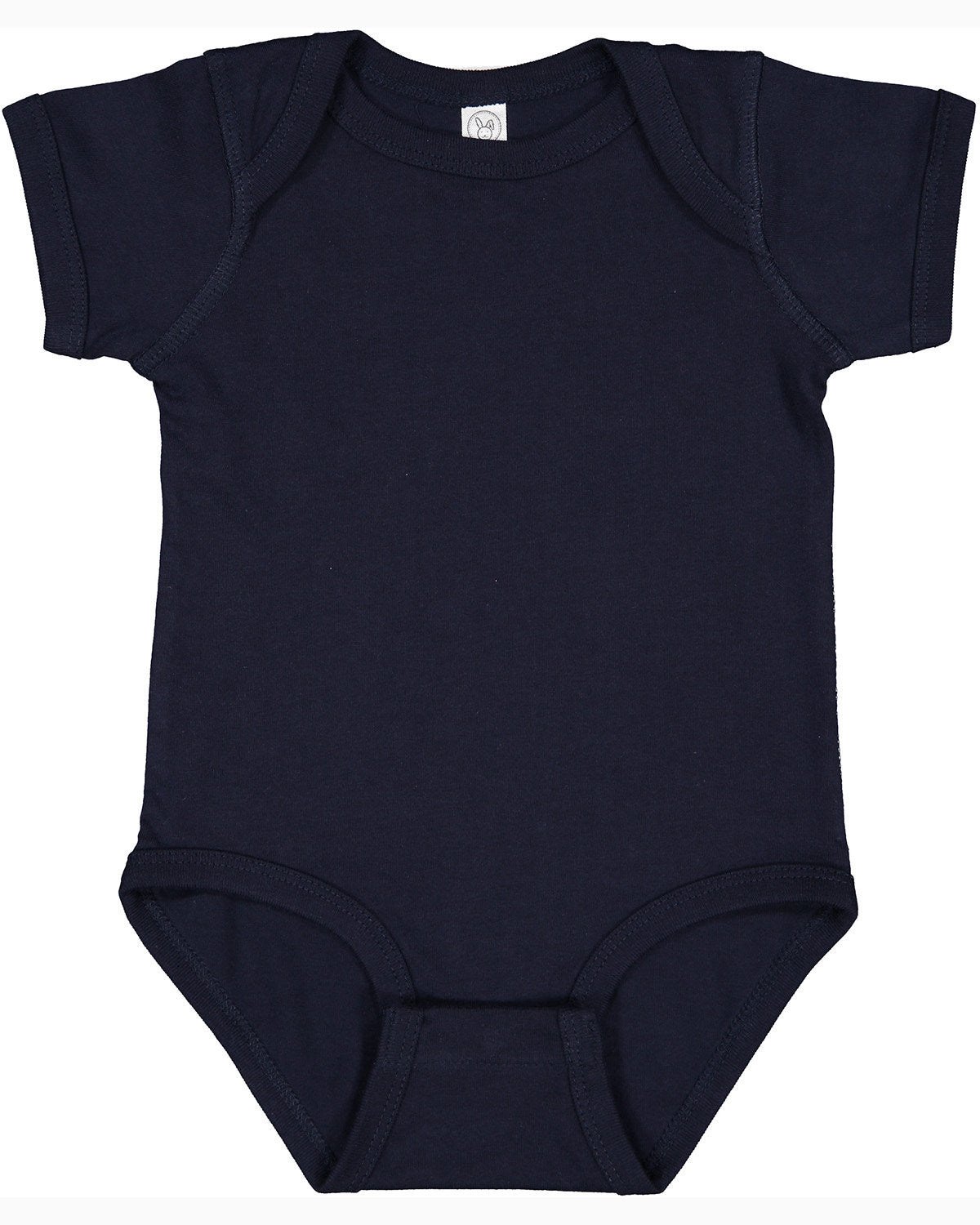 Rabbit Skins Infant Fine Jersey Bodysuit - Navy
