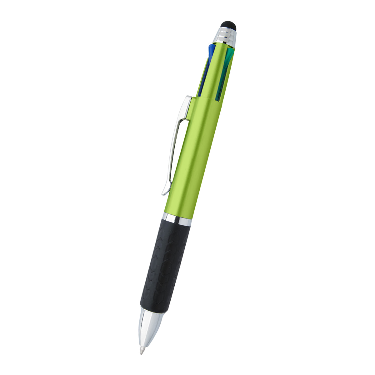 4-In-1 Pen With Stylus - Metallic Green