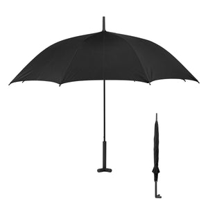46" Arc Umbrella With Prop Stand - Black