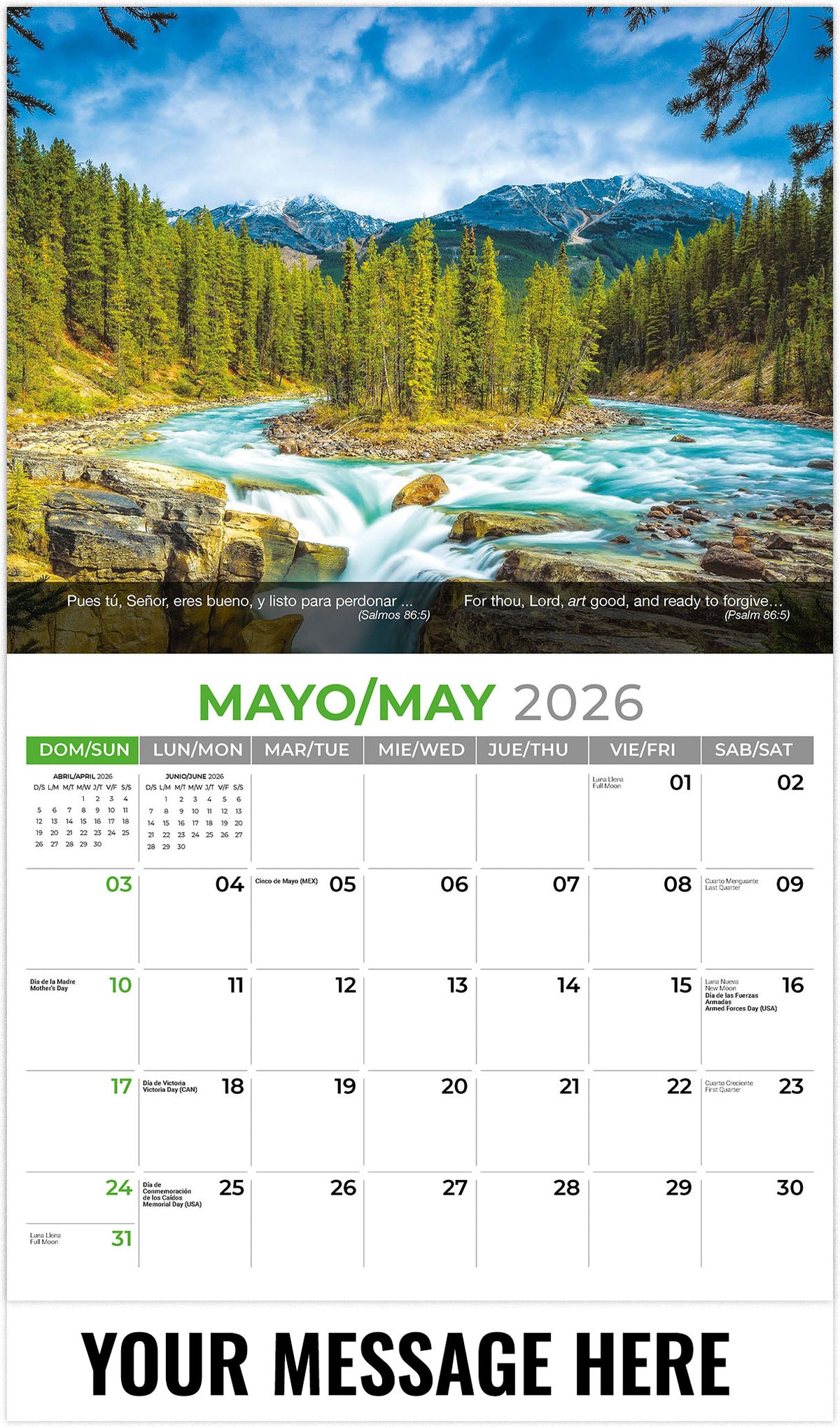 Faith Passages (Bilingual) - 2026 Promotional Calendar