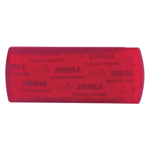 Bandages In Plastic Case - Frost Red