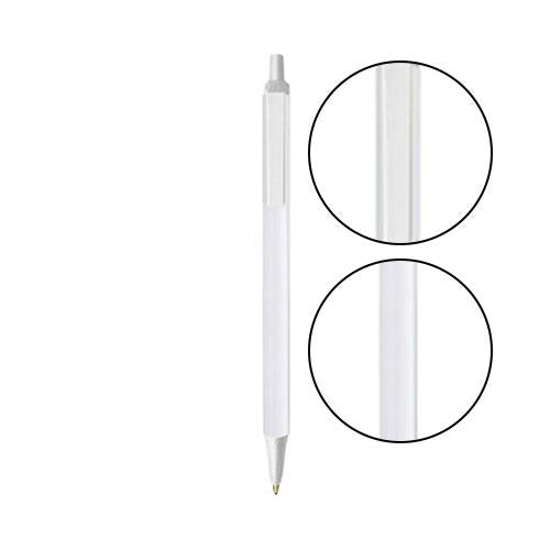 White BIC® Clic Stic® Pen - White With White