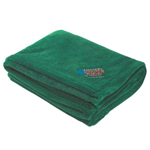 Chenille Blanket - Forest Green