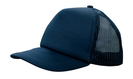 Low-profile Trucker's Mesh Cap - Navy