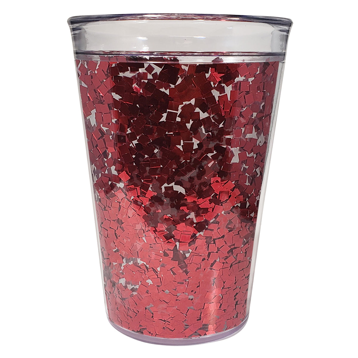 15 Oz. Shimmer Glitter Tumbler - Red