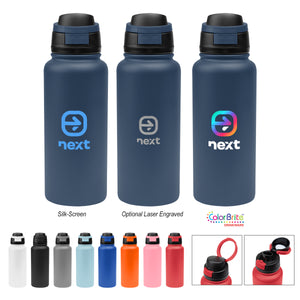 32 Oz. Pop Sip Stainless Steel Bottle