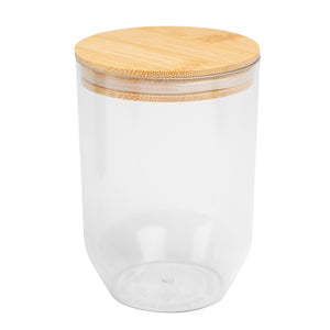 12 Oz. rPET Wine Tumbler With Bamboo Lid - Clear