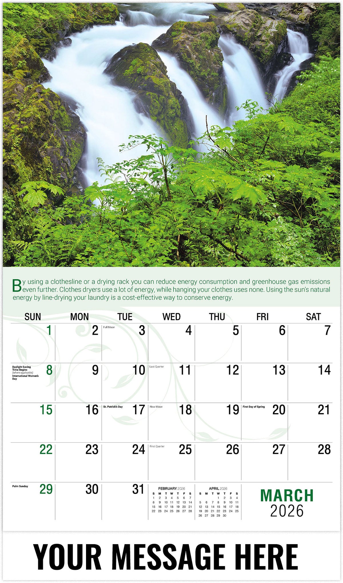 Go Green - 2026 Promotional Calendar