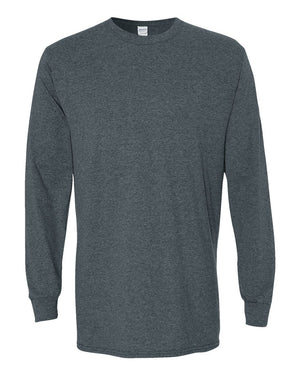 Gildan Adult Heavy Cotton™ Long-Sleeve T-Shirt - Dark Heather