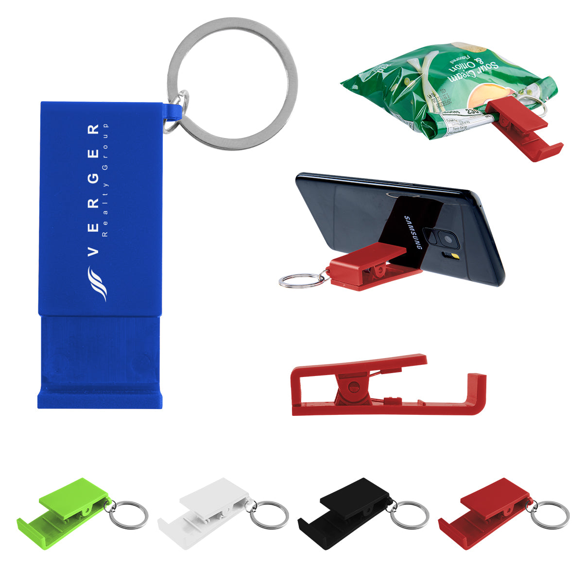 rABS Clip Phone Stand Key Ring
