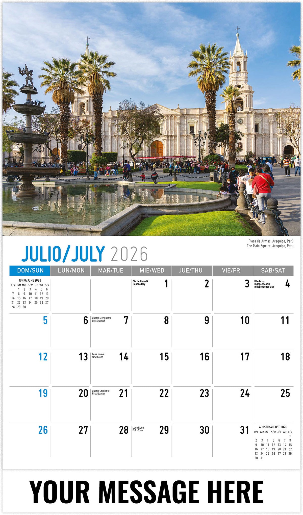 Beauty of Latin America (Bilingual) - 2026 Promotional Calendar