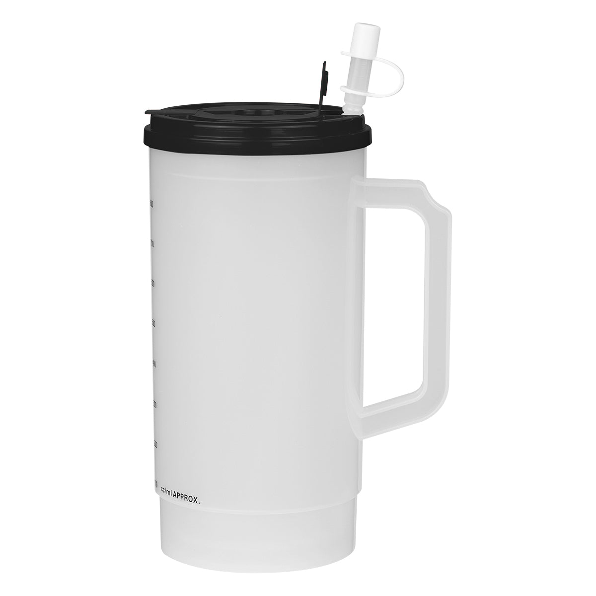 32 Oz. Medical Tumbler With Measurements - Frost White/Black