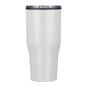 30 Oz. Rossmoor Stainless Steel Tumbler - White