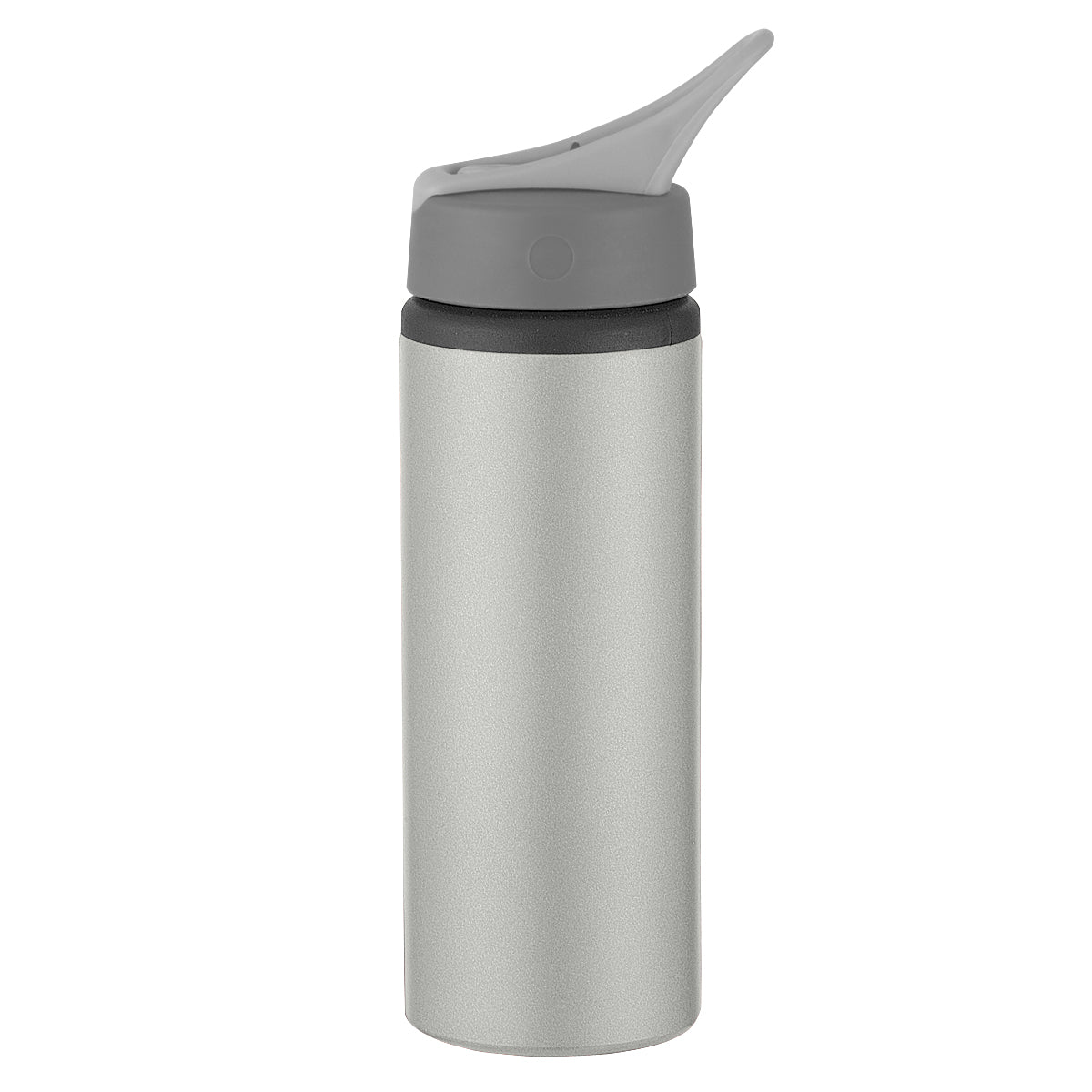 25 Oz. Aluminum Bike Bottle - Metallic Silver