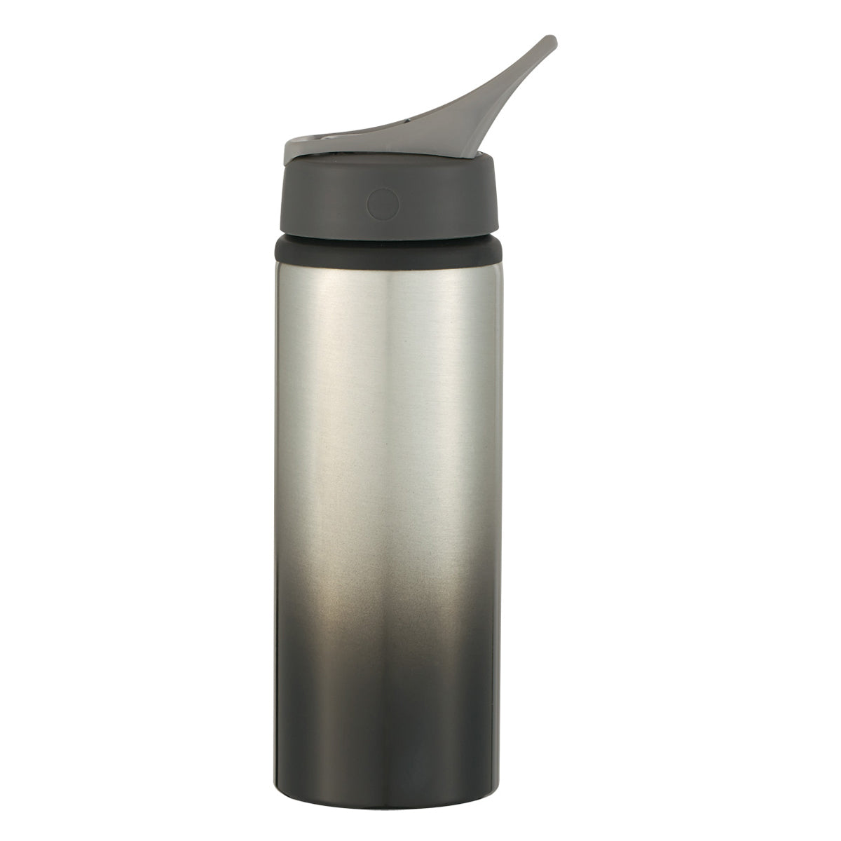 25 Oz. Aluminum Ozona Tumbler - Silver With Black