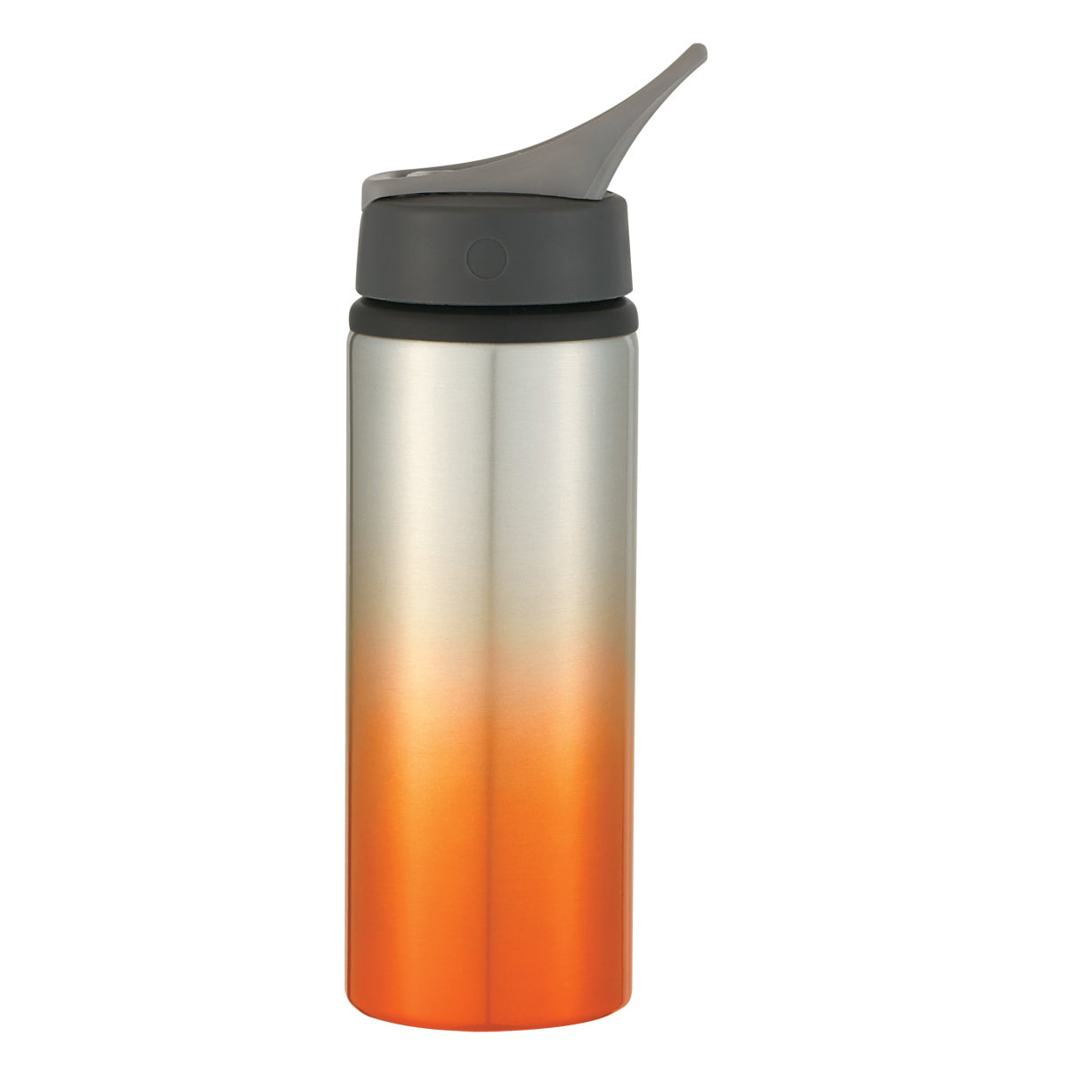 25 Oz. Aluminum Ozona Tumbler - Silver With Orange