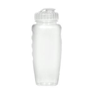 30 Oz. Poly-Clear™ Gripper Bottle - Translucent Clear