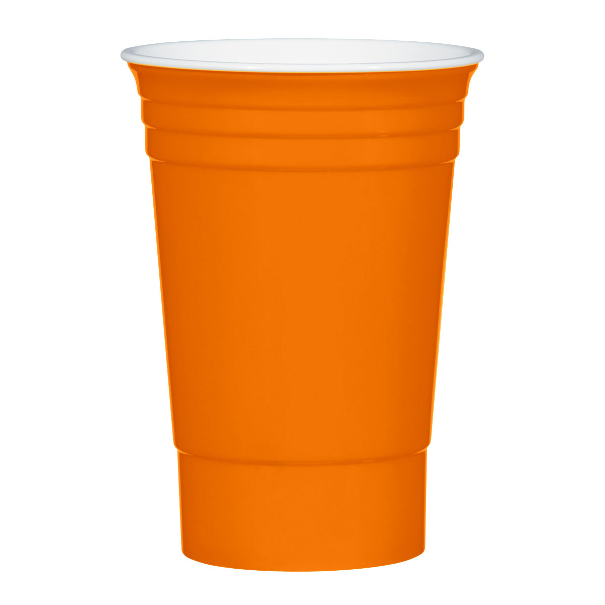 The Cup™ - Neon Orange With White