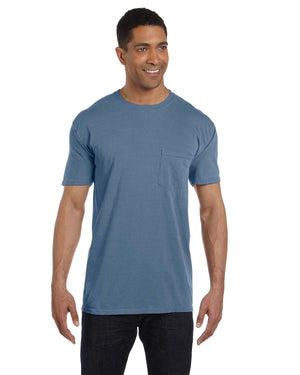 Comfort Colors Adult Heavyweight RS Pocket T-Shirt - Blue Jean