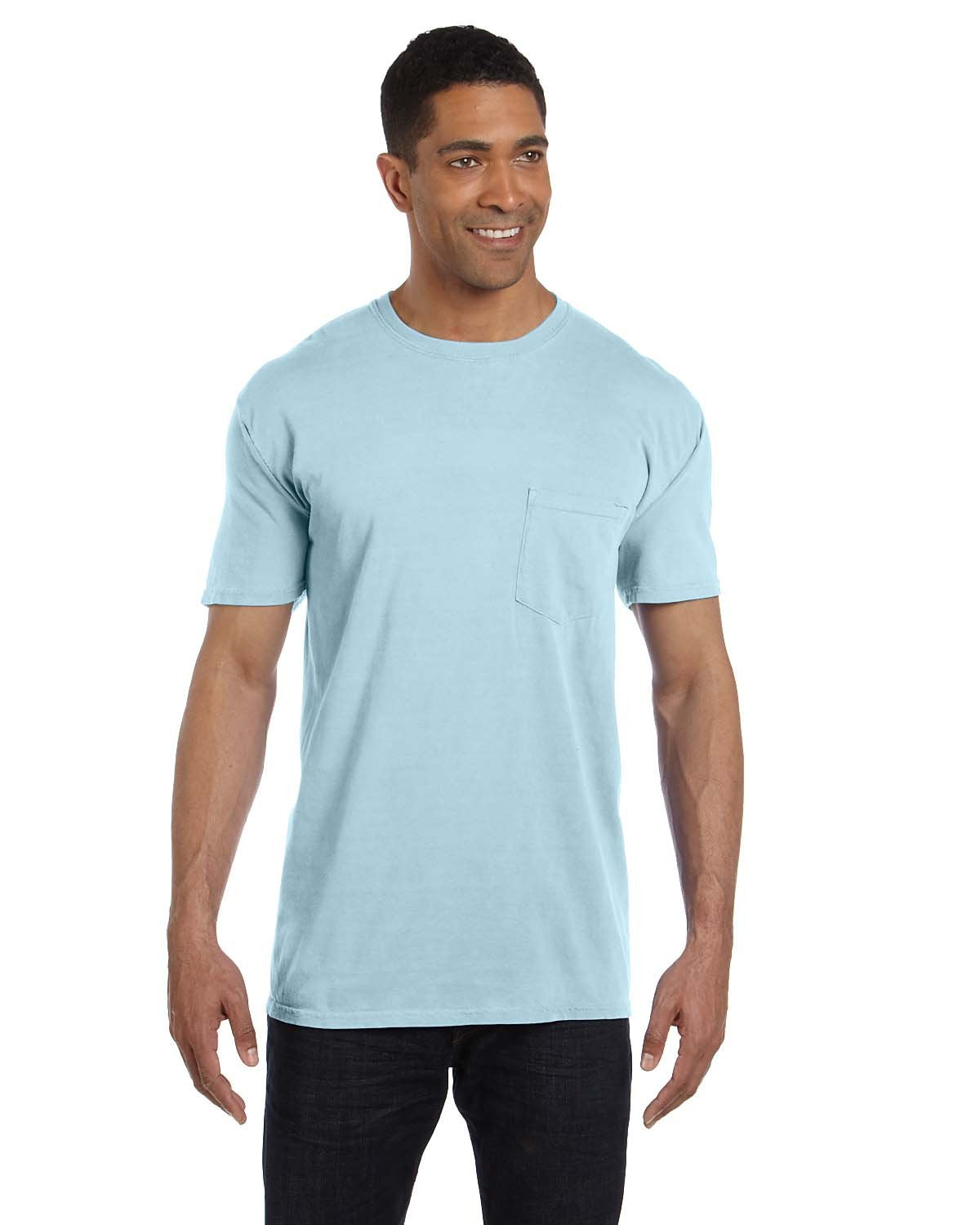 Comfort Colors® Adult Heavyweight RS Pocket T-Shirt - Chambray