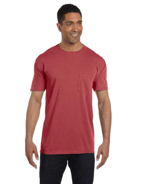 Comfort Colors Adult Heavyweight RS Pocket T-Shirt - Crimson
