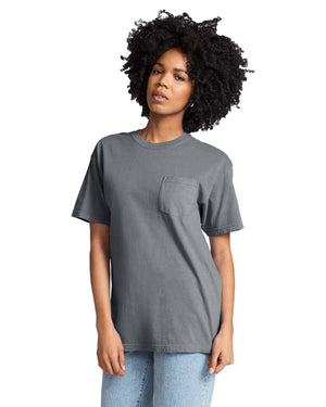 Comfort Colors Adult Heavyweight RS Pocket T-Shirt - Granite