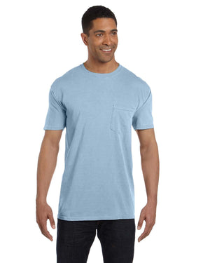 Comfort Colors Adult Heavyweight RS Pocket T-Shirt - Ice Blue