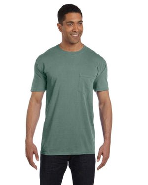 Comfort Colors Adult Heavyweight RS Pocket T-Shirt - Light Green