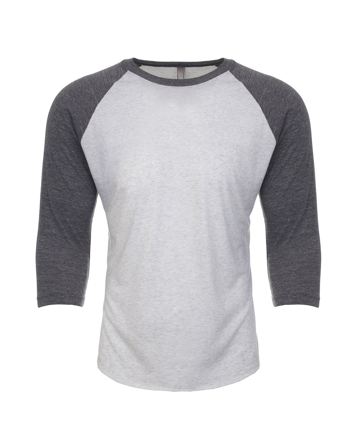 Next Level Apparel Unisex Triblend Three-Quarter Sleeve Raglan - Pr Hthr/htr Wht