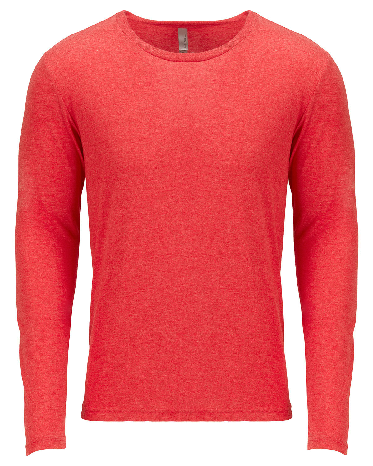 Next Level Apparel Men's Triblend Long-Sleeve Crew - Vintage Red