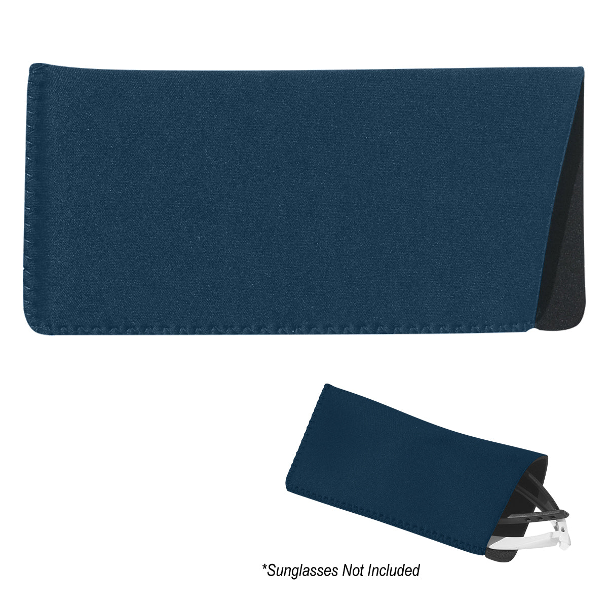 Neoprene Eyeglass/Sunglass Case - Navy Blue