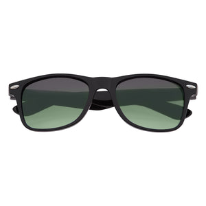 Ocean Gradient Malibu Sunglasses - Black With Green